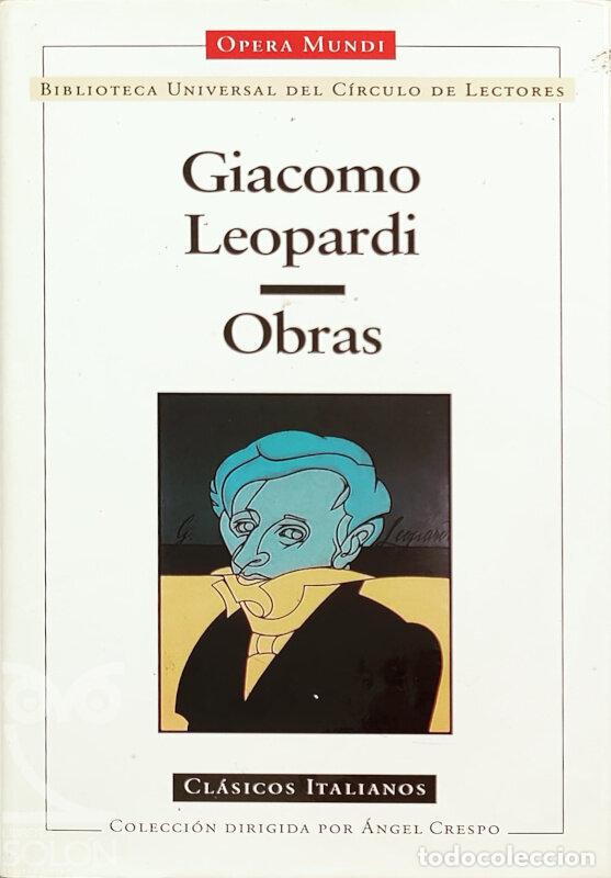 Libros: Obras - Giacomo Leopardi - Foto 1