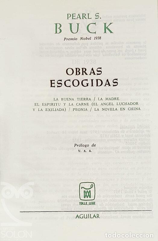 Libros: Obras escogidas - Pearl S. Buck - Foto 2