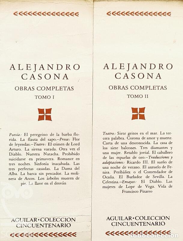 Libros: Obras completas - 2 Vols. - Alejandro Casona - Foto 2