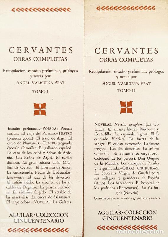 Libros: Obras completas - 2 Vols. - Miguel de Cervantes - Foto 2