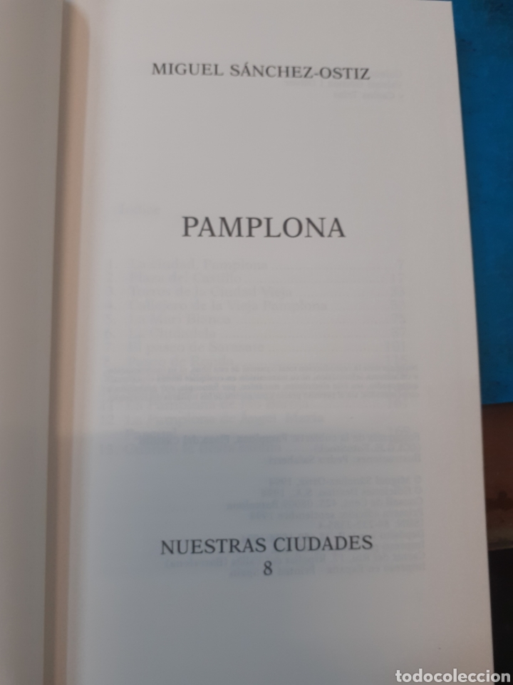 Libros: PAMPLONA - SANCHEZ OSTIZ,Miguel. - Foto 3