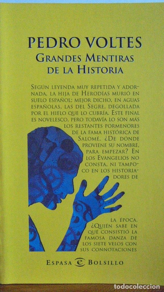 Libros: GRANDES MENTIRAS DE LA HISTORIA - PEDRO VOLTES - Foto 1