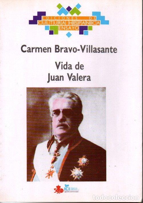 Libros: VIDA DE JUAN VALERA. - BRAVO VILLASANTE, Carmen. - Foto 1