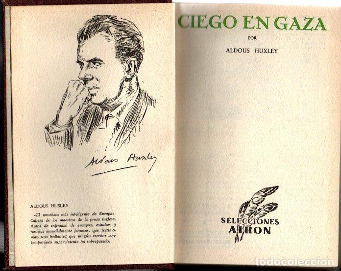 Libros: CIEGO EN GAZA. - HUXLEY, Aldous. - Foto 1