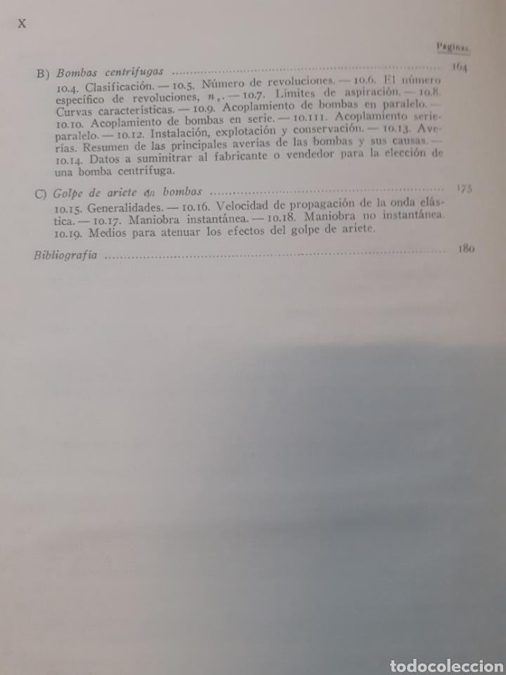 Libros: MANUAL DE HIDRAULICA GENERAL - COUTINHO DE LENCASTRE,Armando - Foto 6