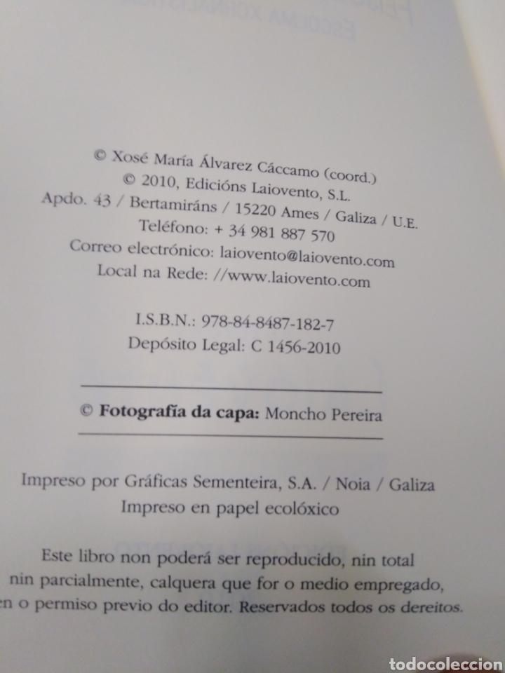 Libros: FEIJOO, O GALEGO E NOS - ALVAREZ CACCAMO,Xos&eacute; Mar&iacute;a (coord). - Foto 4