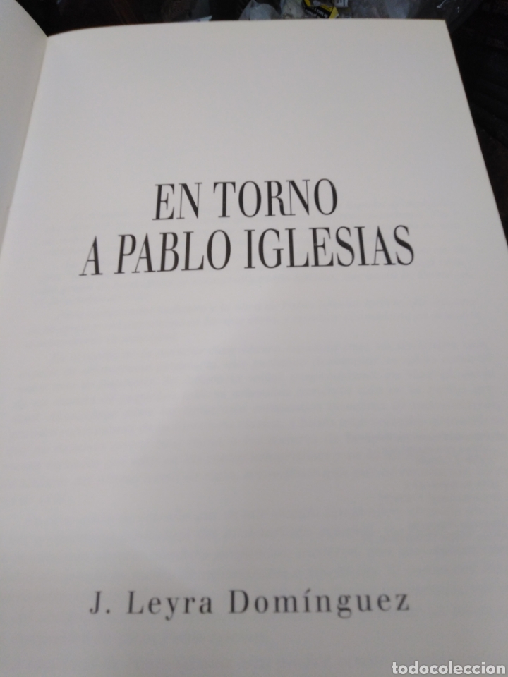 Libros: EN TORNO A PABLO IGLESIAS - LEYRA DOMINGUEZ,J. - Foto 3