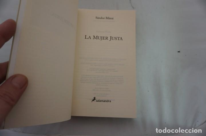 Libros: ARR1/ SANDOR MARAI - LA MUJER JUSTA / SALAMANDRA - Foto 3