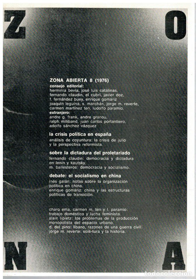 Libros: Zona Abierta 8 - Jorge M. Reverte (dir) - Foto 1