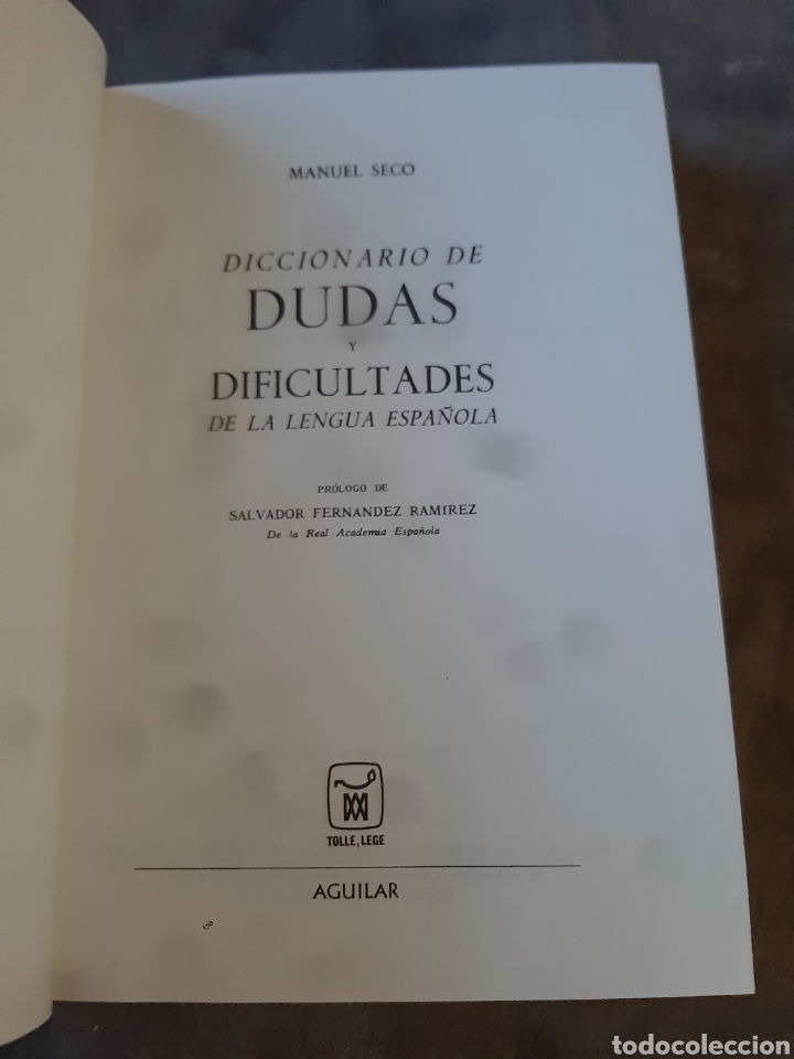 Libros: Libro Diccionario de Dudas de la Lengua Espa&ntilde;ola - Foto 5