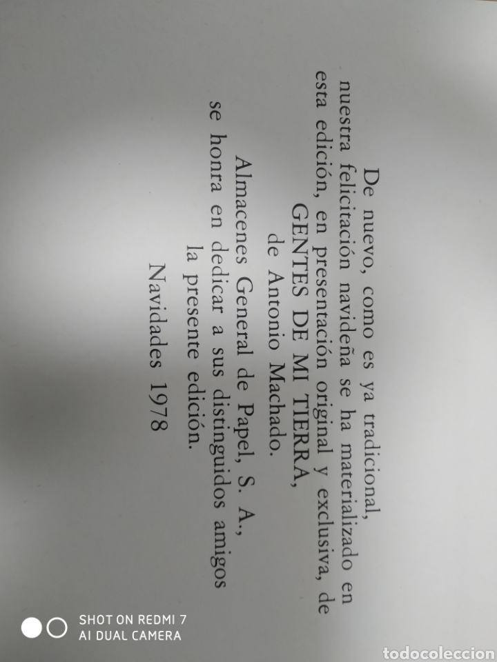 Libros: Antonio Machado.Aires de mi tierra. - Foto 2