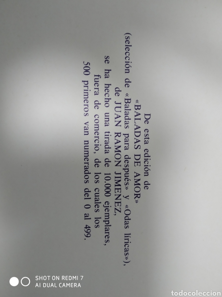 Libros: Baladas de Amor.Juan Ramon Jimenez. - Foto 2