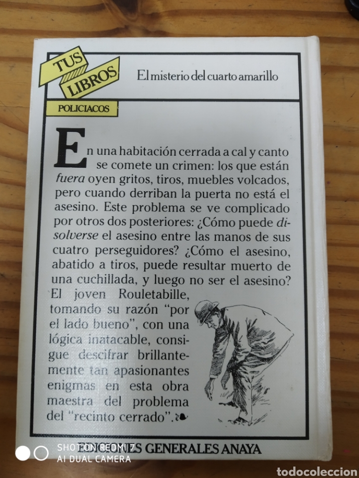 Libros: El misterio del cuarto amarillo.Gaston Leroux. - Foto 2