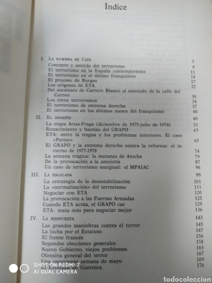 Libros: El terrorismo en Espa&ntilde;a. - Foto 2