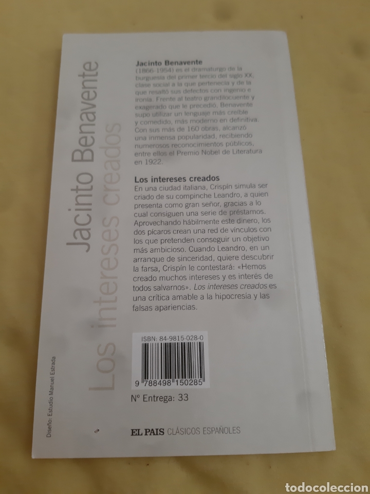 Libros: Libro Los Intereses Creados - Foto 2