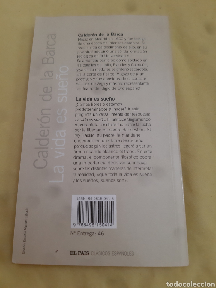 Libros: Libro La Vida es Sue&ntilde;o - Foto 2