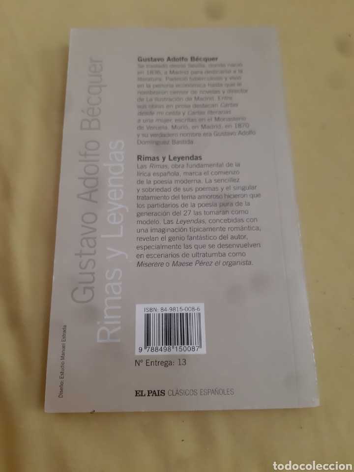 Libros: Libro Rimas y Leyendas - Foto 2