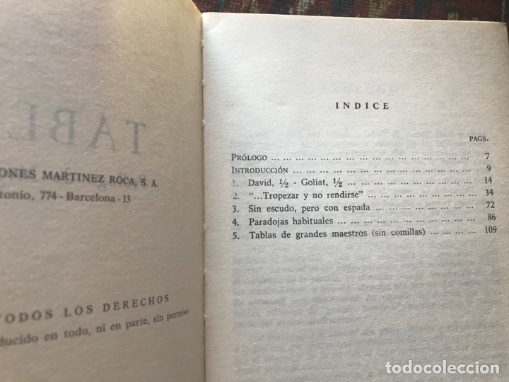 Libros: Tablas. L. Verjovsky. Pr&oacute;logo de Miguel Tal - Foto 2