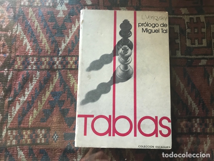Libros: Tablas. L. Verjovsky. Pr&oacute;logo de Miguel Tal - Foto 1