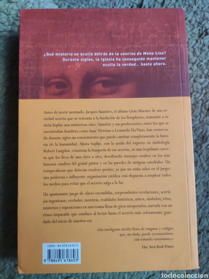 Libros: El C&oacute;digo Da Vinci. Dan Brown - Foto 2