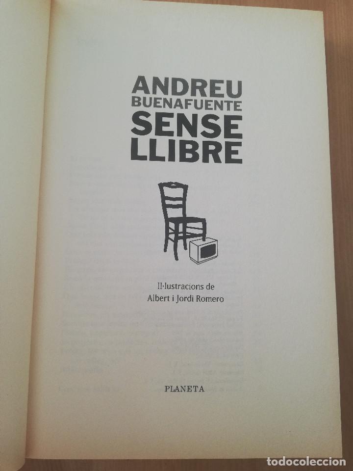 Libros: SENSE LLIBRE (ANDREU BUENAFUENTE) - Foto 2