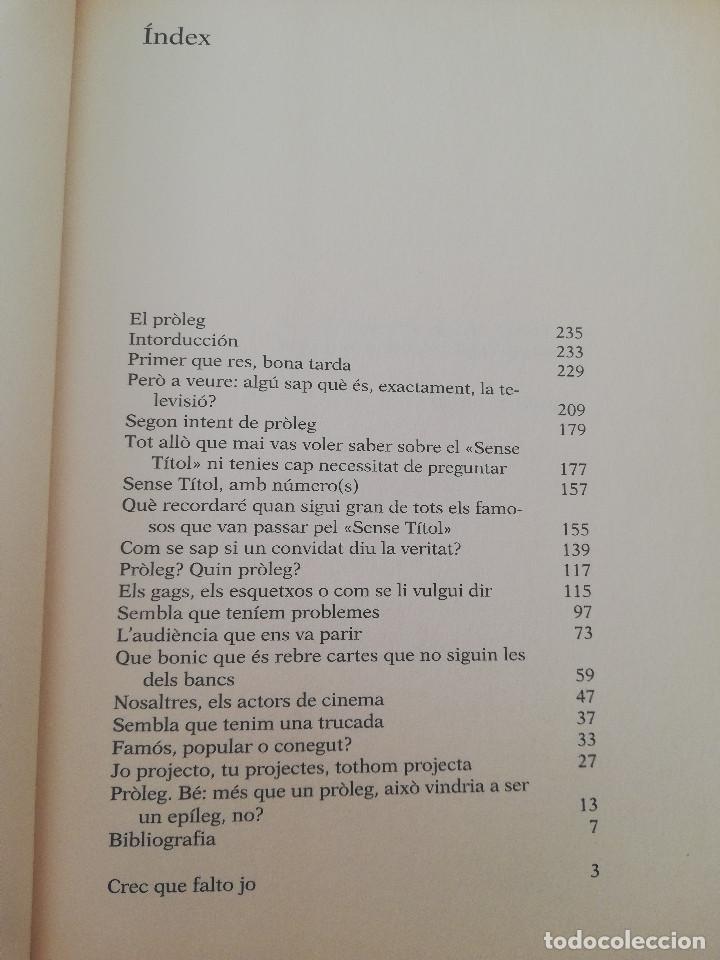 Libros: SENSE LLIBRE (ANDREU BUENAFUENTE) - Foto 3