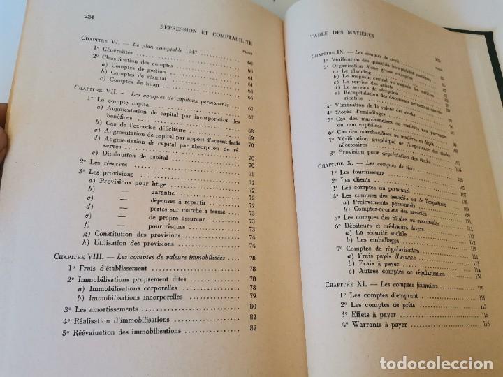 Libros: REPRESSION ET CONTSBILITE RENE LE POITTEVIN 1954 EN FRANC&Eacute;S - Foto 5