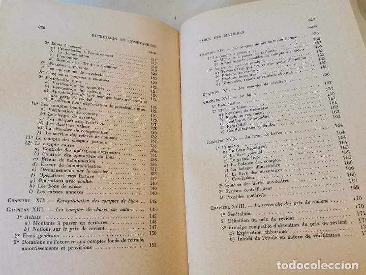 Libros: REPRESSION ET CONTSBILITE RENE LE POITTEVIN 1954 EN FRANC&Eacute;S - Foto 6