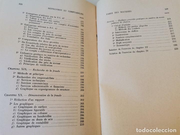 Libros: REPRESSION ET CONTSBILITE RENE LE POITTEVIN 1954 EN FRANC&Eacute;S - Foto 7