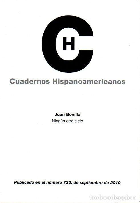 Libros: NINGUN OTRO CIELO. - BONILLA, Juan. - Foto 1