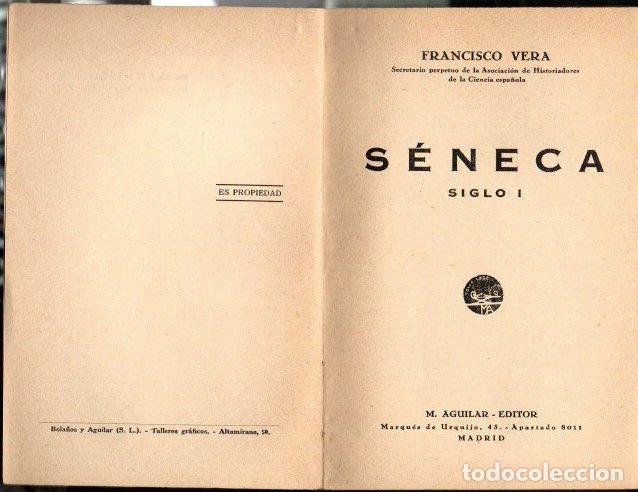 Libros: SENECA. SIGLO I. - VERA, Francisco. - Foto 1