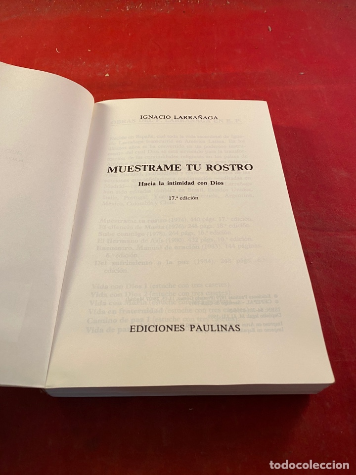 Libros: Mu&eacute;strame tu Rostro Ignacio Larrańaga - Foto 2