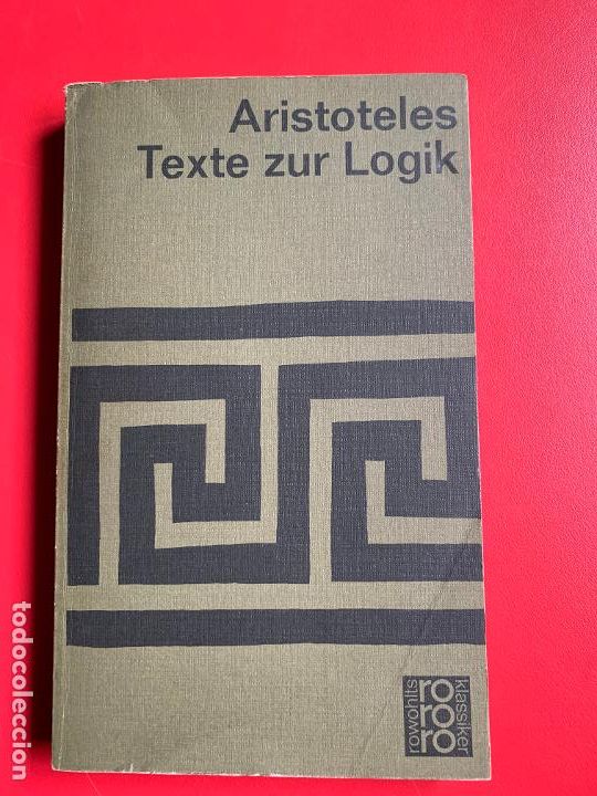 Libros: ARISTOTELES - ARISTOTELES. Texte zur Logik - Foto 1