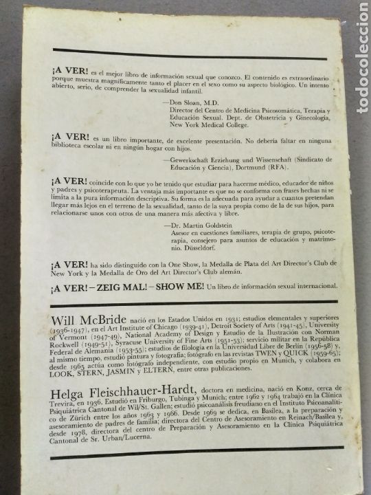 Libros: &iexcl;A VER! WILL McBRIDE Y HELGA FLEISCHHAUER-HARDT. 1979 - Foto 6
