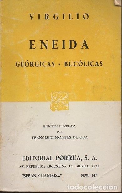 Libros: ENEIDA. GE&Oacute;RGICAS. BUC&Oacute;LICAS. - VIRGILIO. - Foto 1