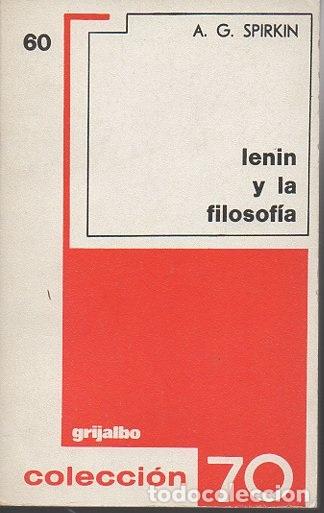Libros: LENIN Y LA FILOSOF&Iacute;A. - SPIRKIN, A. G. - Foto 1