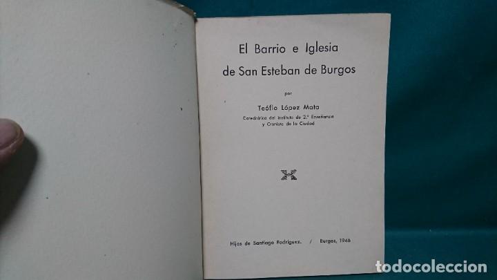 Libros: EL BARRIO E IGLESIA DE SAN ESTEBAN, TEOFILO L&Oacute;PEZ MATA - Foto 4