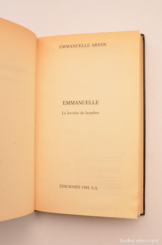 Libros: Emmanuelle la lecci&oacute;n de hombre - ARSAN, Enmanuelle - Foto 2