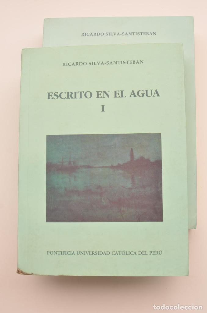 Libros: Escrito en el agua - SILVA-SANTISTEBAN, Ricardo - Foto 3
