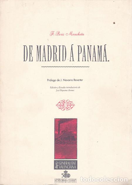 Libros: DE MADRID A PANAMA. PERIS MENCHETA,F. - Foto 1