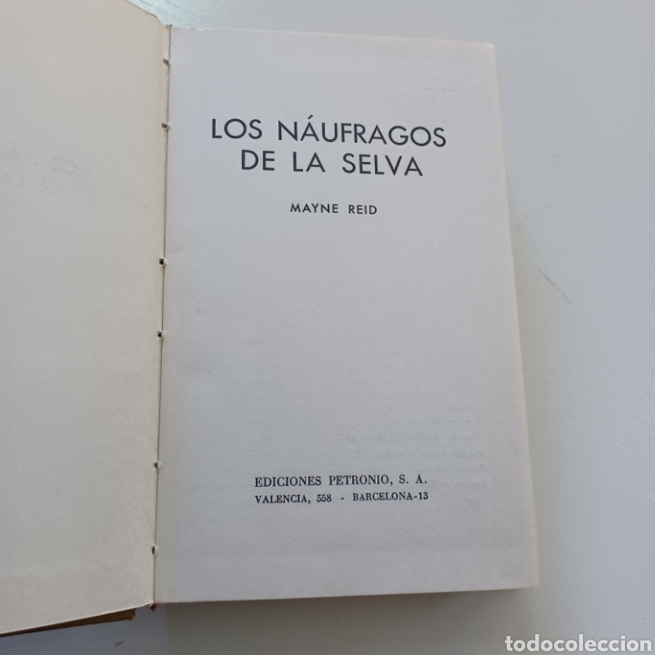 Libros: LOS NAUFRAGOS DE LA SELVA - MAYNE REID - Foto 2