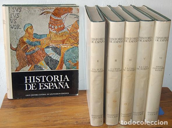Libros: HISTORIA DE ESPA&Ntilde;A. Gran (6 Vol.) - VV.AA - Foto 2
