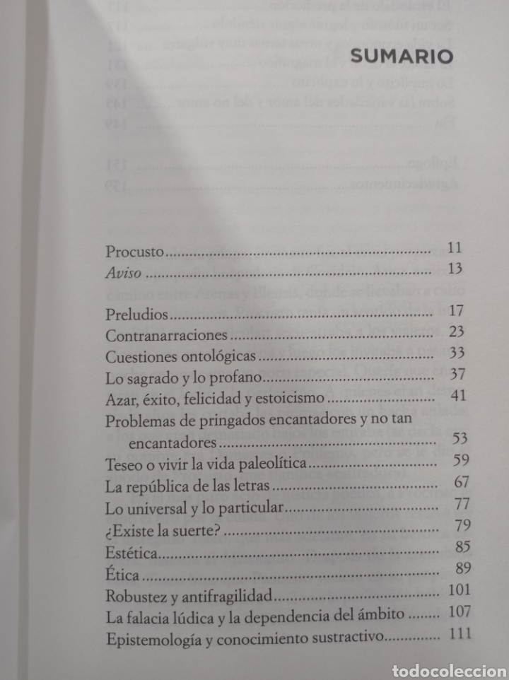Libros: El lecho de procusto. Aforismos filos&oacute;ficos y pr&aacute;cticos. nassim nicolas taleb - Foto 3