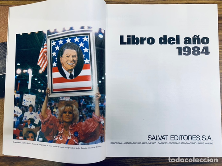 Libros: Libro del a&ntilde;o 1984 Salvat - Foto 2