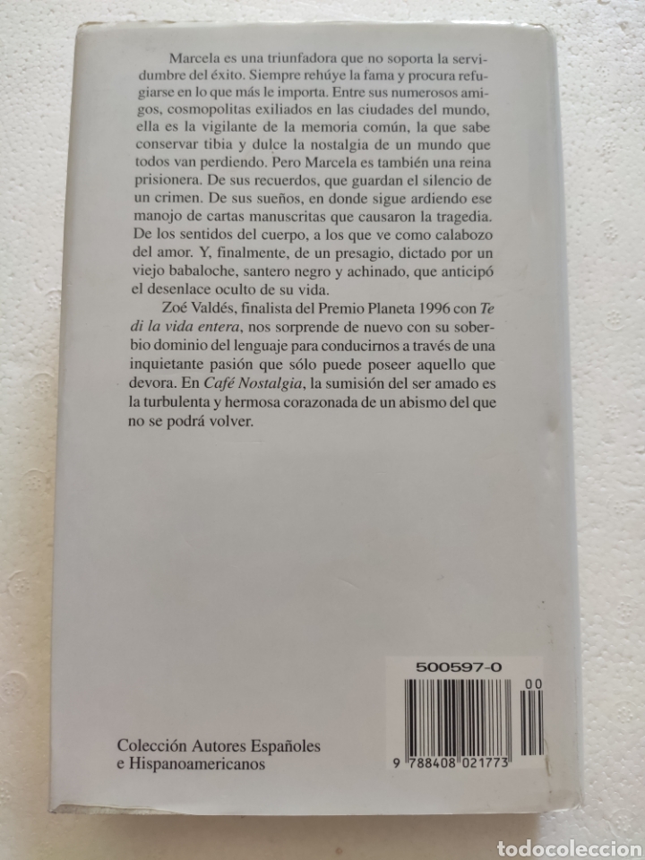 Libros: Caf&eacute; Nostalgia. Zoe Vald&eacute;s - Foto 2