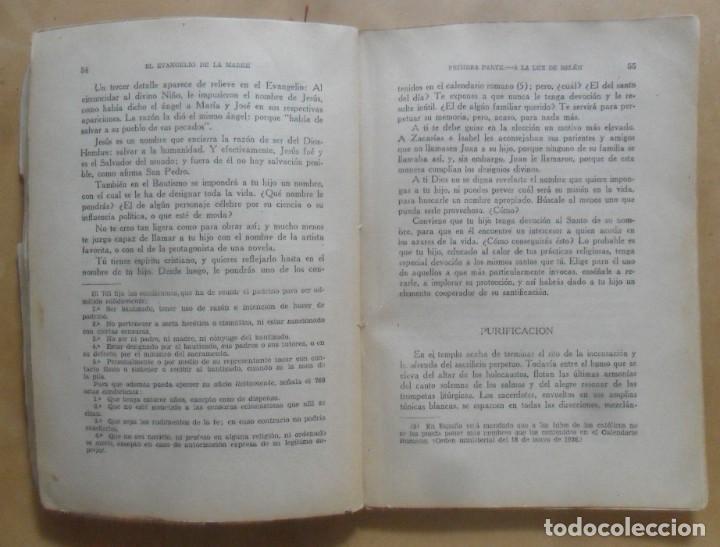 Libros: EL EVANGELIO DE LA MADRE - E. ENCISO - ED. STUDIUM DE CULTURA - 1973 - Foto 5