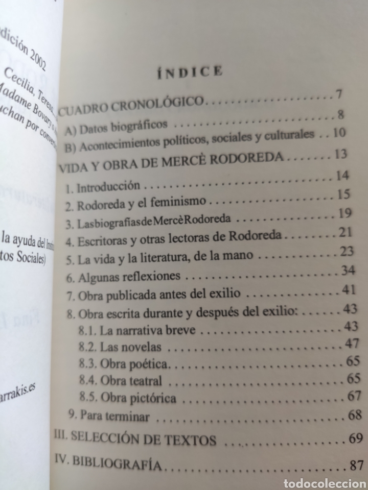 Libros: Merc&eacute; Rodoreda. Fina Llorca Antol&iacute;n - Foto 3