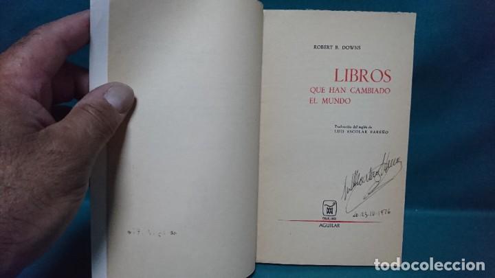 Libros: LIBROS QUE HAN CAMBIADO EL MUNDO, ROBERT B. DOWNS - Foto 4