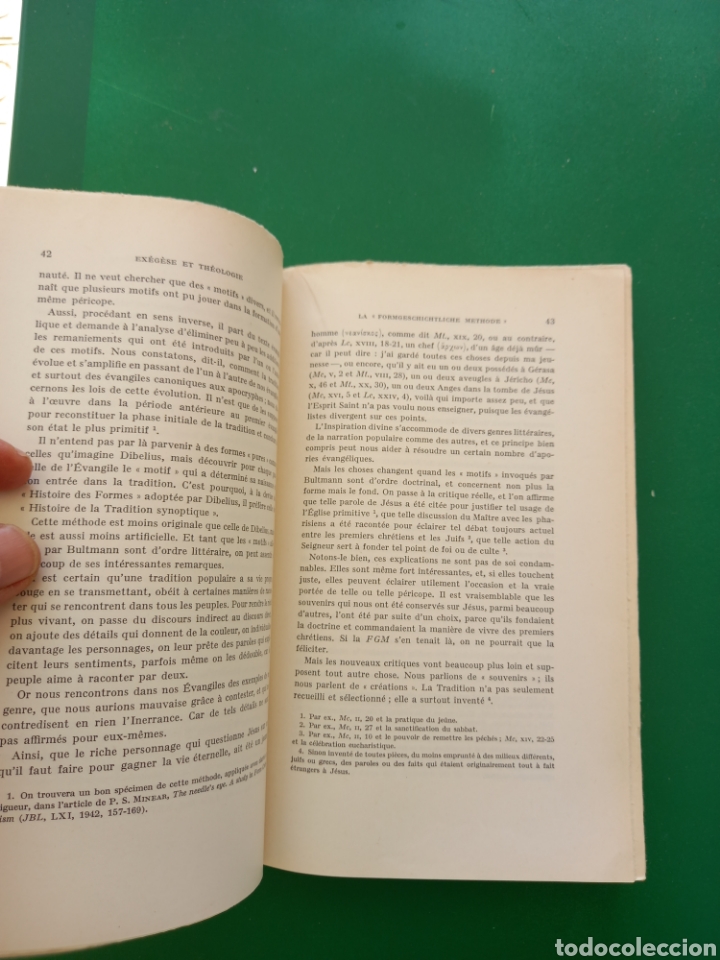 Libros: EXEGESE ET THEOLOGIE PARIS 1961PIERRE BENOIT - Foto 3