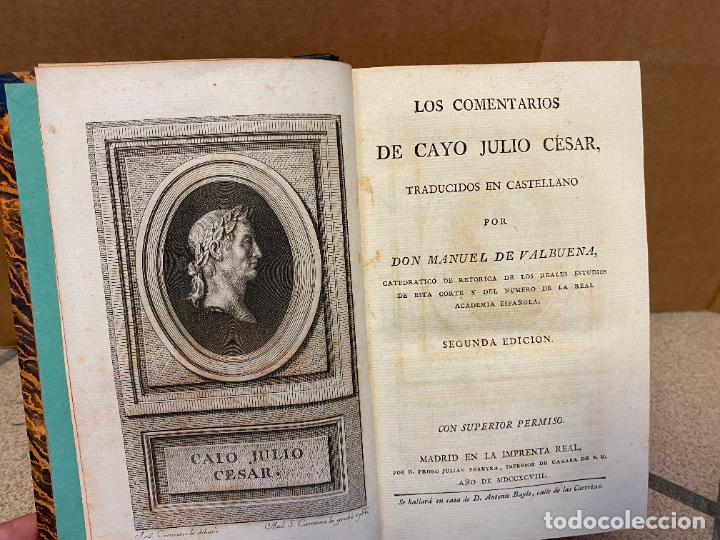 Libros: LOS COMENTARIOS. 2 Tomos en un volumen - JULIO C&Eacute;SAR. - Foto 1